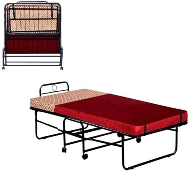Spacecrafts Folding/Foldable Metal Single Bed