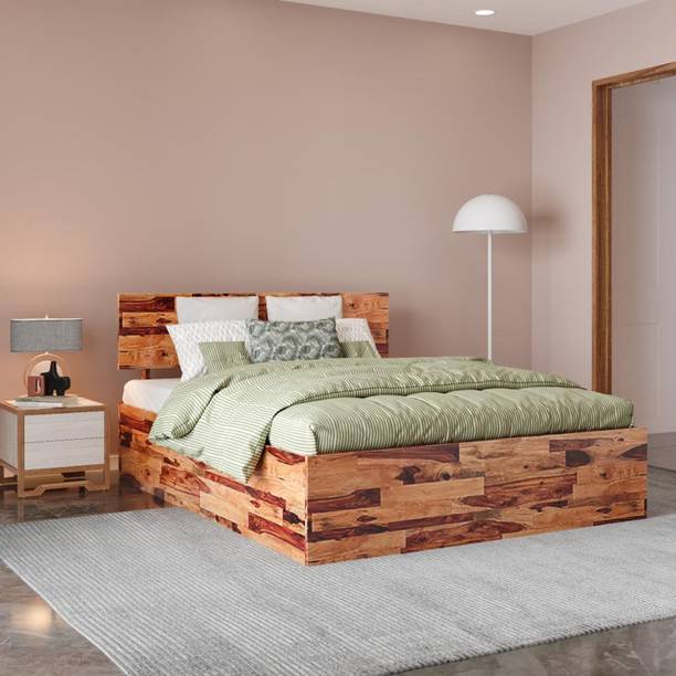 Wakefit Andromeda Solid Wood Queen Box Bed