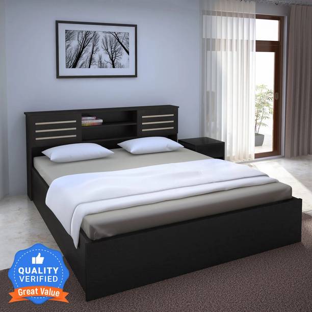 Flipkart Perfect Homes Waltz Engineered Wood King Box Bed, 2179 mm x 192.5 cm (71.49 ft x 6.32 ft)