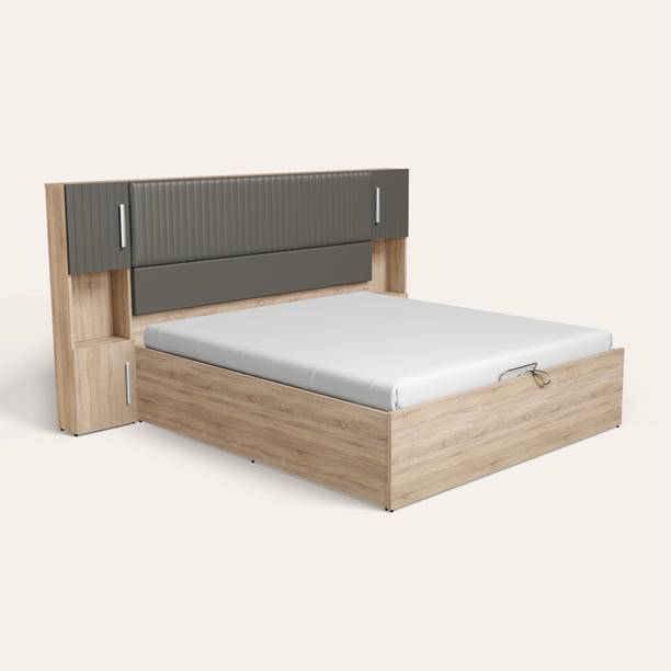 Godrej Interio Upmods Marcel Engineered Wood King Hydraulic Bed