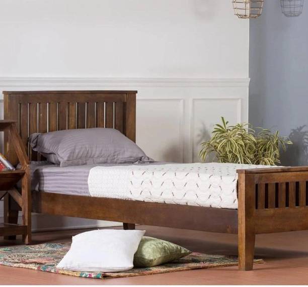 Mamata Wood Decor Sheesham Wood single Bed without Storage|Wooden Single Bed Solid Wood Single Bed