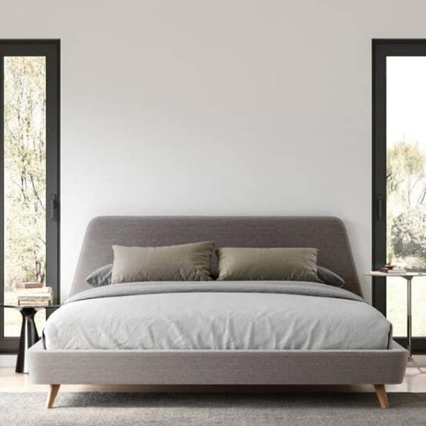 EWOOD Wooden King Bed Without Storage/Wooden Cot/Wooden Palaung/Wooden Bed For Bedroom Solid Wood King Bed, 211 cm x 188 cm (6.92 ft x 6.17 ft)