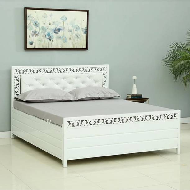 SoftSoul FURNITURE Metal King Hydraulic Bed