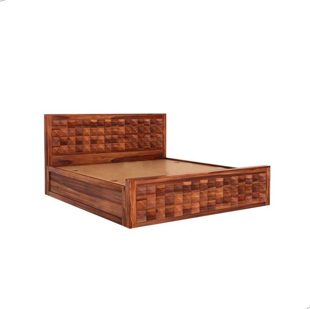 Flipkart Perfect Homes Diamond Solid Wood King Box Bed, 213.36 cm x 190.5 cm (7.0 ft x 6.25 ft)