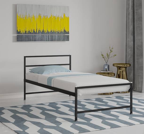 Ziaula Single Size Metal Bed for Adults Heavy Duty Metal Single Bed