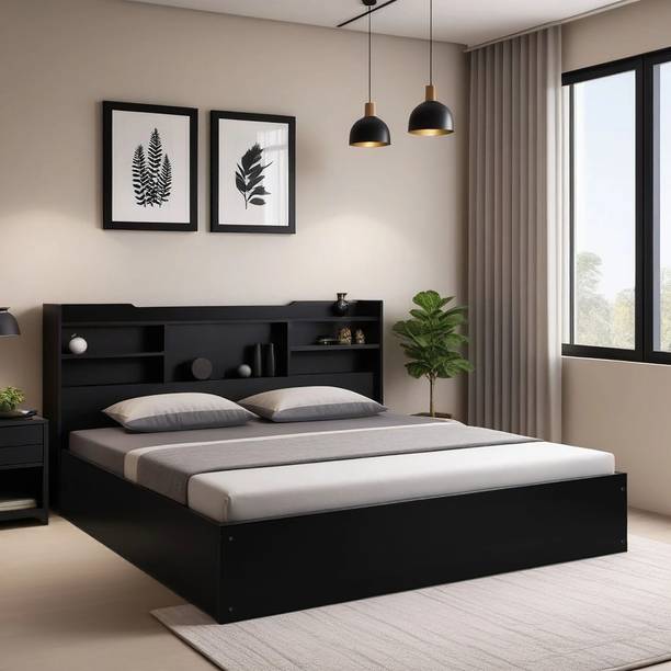 Trevi Bolton 2.0 cot with 3 Years Warranty Engineered Wood King Bed, 213 cm x 188.9 cm (6.99 ft x 6.2 ft)