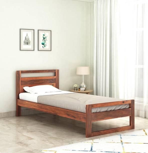 Ferrovilla Solid Wood Single Bed, 198.12 cm x 91.44 cm (6.5 ft x 3.0 ft)