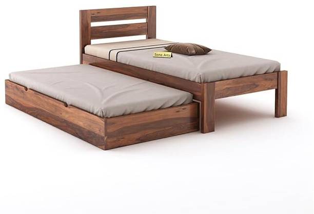 SONA ART & CRAFTS Solid Wood Single Bed