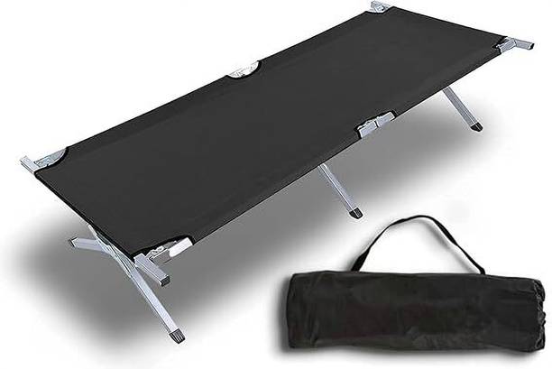 Paul Jordan Folding Bed for Cot Fabric Strong Cloth for Bedroom,Terrace,Balcony,Outdoor Metal Single Bed