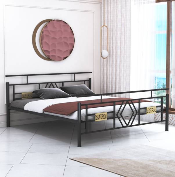 Anishwar HouseSton Wrought Iron Metal Queen Bed