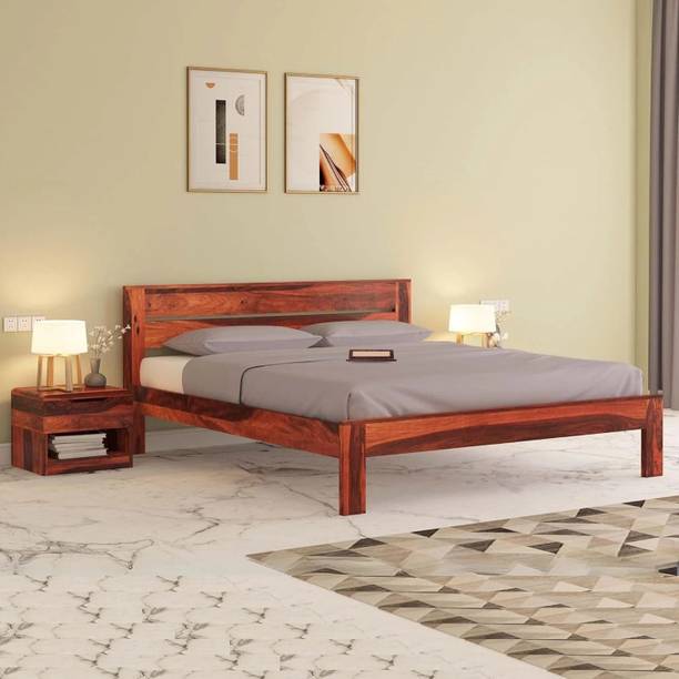 SONA ART & CRAFTS Rosewood ( Sheesham ) Solid Wood Queen Bed, 205.74 cm x 157.48 cm (6.75 ft x 5.17 ft)