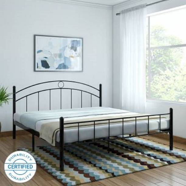 FurnitureKraft Nancy Metal King Bed
