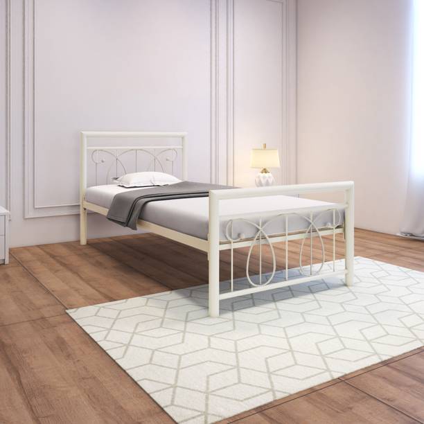 homdec Lyra Metal Single Bed, 198 cm x 99 cm (6.5 ft x 3.25 ft)