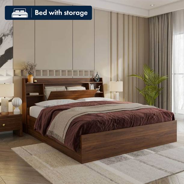 Wakefit Engineered Wood King Box Bed, 223 cm x 191 cm (7.32 ft x 6.27 ft)