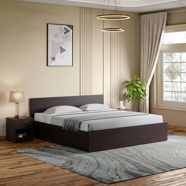 Interio by Godrej Ewa Engineered Wood King Box Bed, 204 cm x 189 cm (6.69 ft x 6.2 ft)