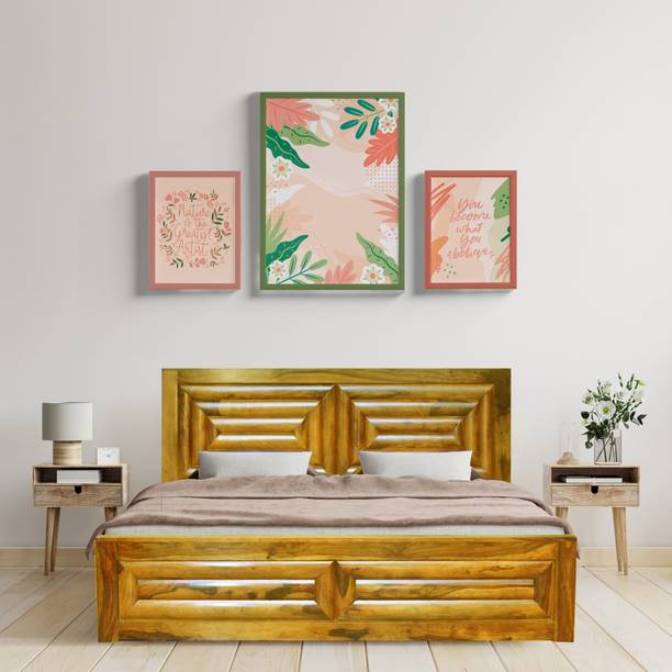 Meera Handicraft A classic design in bed made to pure sheesham wood for your bedroom, living room Solid Wood Queen Box Bed