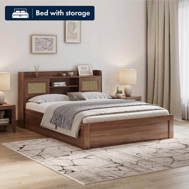 Wakefit Tesser Engineered Wood Queen Box Bed, 224.3 cm x 160.5 cm (7.36 ft x 5.27 ft)