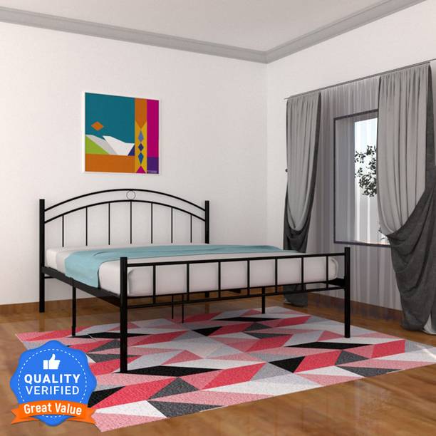 CRAFTLIA London Metal Queen Bed, 206 cm x 155 cm (6.76 ft x 5.09 ft)