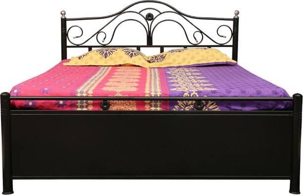 Vibrant Interior Starcat Metal King Hydraulic Bed, 190.5 cm x 182.88 cm (6.25 ft x 6.0 ft)