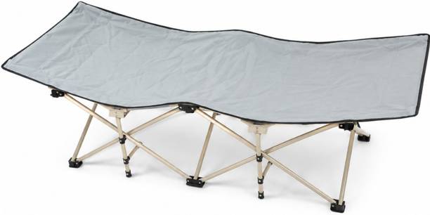 BHAJANSHREE Portable Sleeping Cot Heavy Duty Camping Bed for Home Travel and Hiking Metal Single Bed, 183 cm x 64 cm (6.0 ft x 2.1 ft)