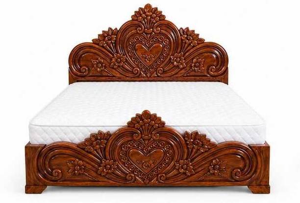 Model art furniture Solid Wood King Box Bed, 198.12 cm x 182.3 cm (6.5 ft x 5.98