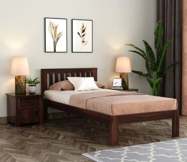 Ferrovilla Solid Wood Single Bed, 198.12 cm x 91.44 cm (6.5 ft x 3.0 ft)