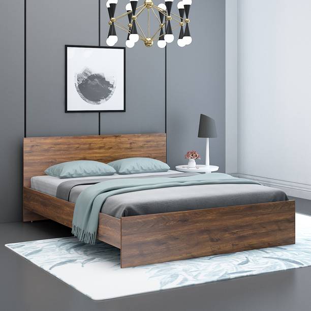A GLOBIA CREATIONS Aaron Engineered Wood Queen Bed