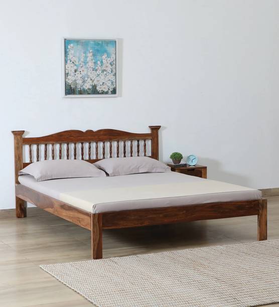 Devsignature solid Wood Bed/Cot/Palaung For Bed Room/Home/Hotel Solid Wood King Bed