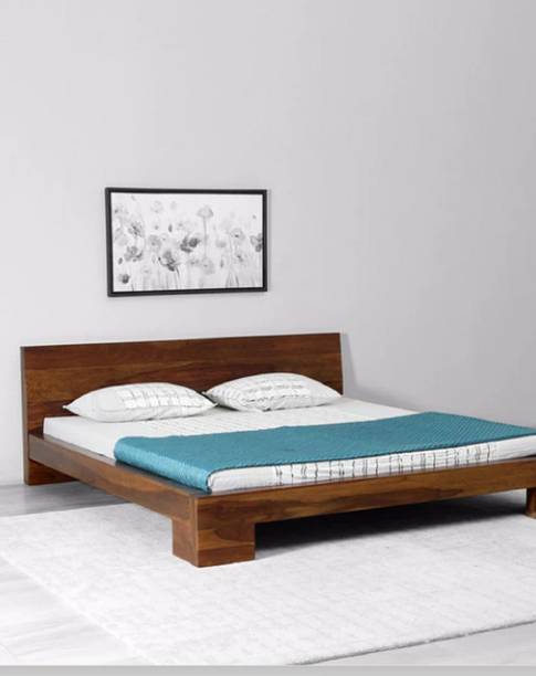 Mamata Wood Decor King bed solid sheesham wood for bedroom Delivery Condition-DIY(Do-It-Yourself)) Solid Wood King Bed, 213.36 cm x 187.96 cm (7.0 ft x 6.17 ft)