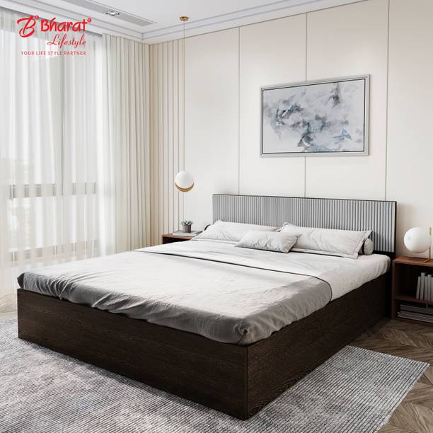 Bharat Lifestyle Jasper Engineered Wood Queen Bed, 155.95 cm x 182.88 cm (5.12 ft x 6.0 ft)