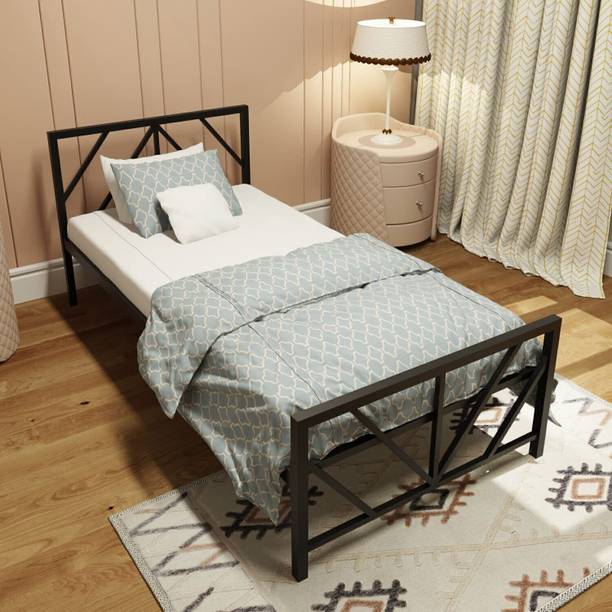 Anishwar Columba Wrought Iron Metal Single Bed