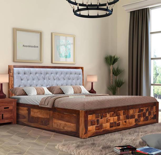 Flipkart Perfect Homes Solid Wood King Box Bed, 208.28 cm x 187.96 cm (6.83 ft x 6.17 ft)