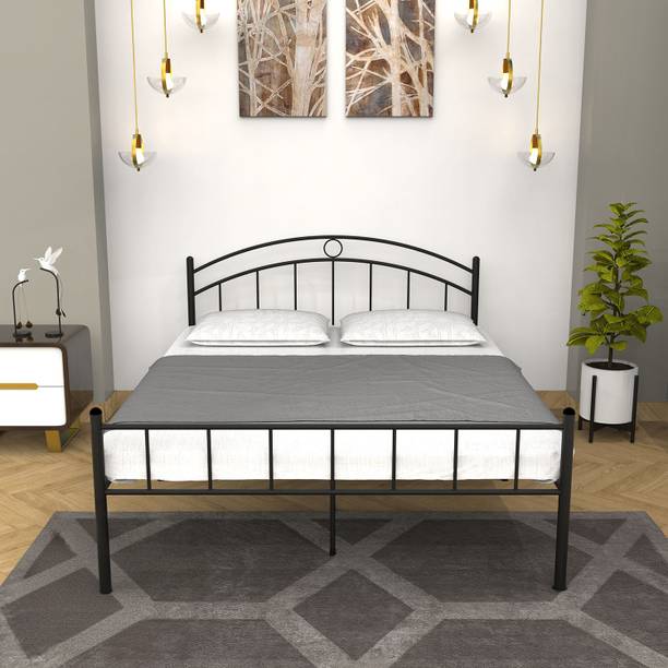 Flipkart Perfect Homes Studio London Metal King Bed, 206 cm x 189 cm (6.76 ft x 6.2 ft)