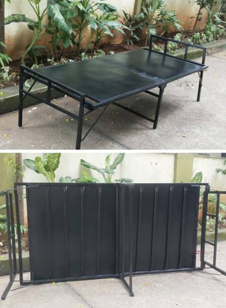 vertex work FOLDING BED Metal Single Bed