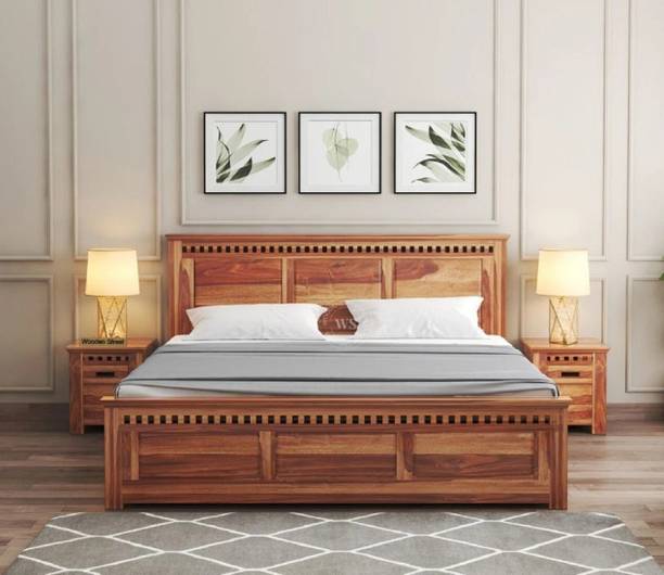 Gouravgenic Handicraft KUBER Rosewood ( Sheesham ) Solid Wood King Box Bed, 208.28 cm x 190.5 cm (6.83 ft x 6.25 ft)