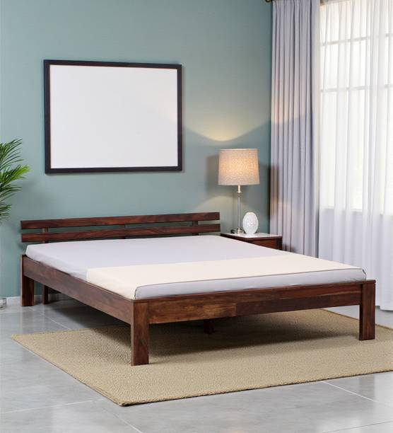 Shekhawati Home Admire Sheesham Wood Bed/Solid Wood Palung/Wooden Queen Cot Solid Wood Queen Bed, 210 cm x 158 cm (6.89 ft x 5.18 ft)