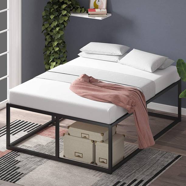 mp enterprises Platforma Bed Frame / Sturdy Steel Structure, Full Metal Metal Queen Bed
