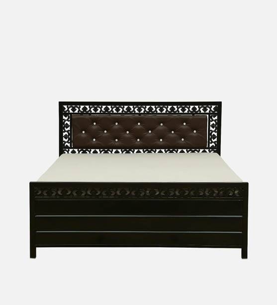 Vibrant Interior Denzal Brown(6x4) Metal Double Hydraulic Bed