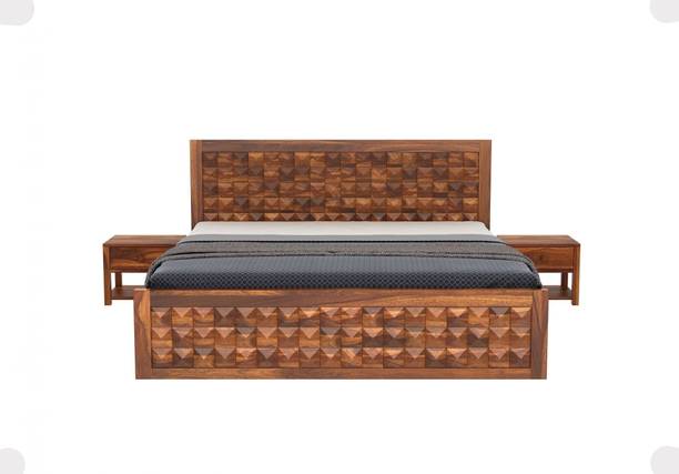 Flipkart Perfect Homes Sheesham Solid Wood Solid Wood King Bed