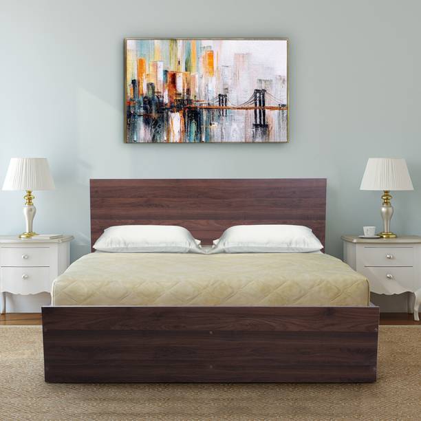 GUDSMITH BQSC Engineered Wood Queen Box Bed