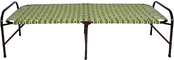 Malik Enterprises SINGLE FOLDING BED 3*6 Metal Single Bed, 182 cm x 76 cm (5.97 ft x 2.49 ft)
