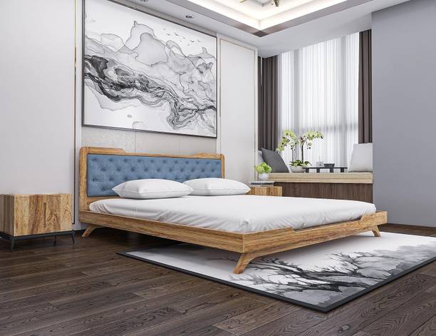 Custom Decor Sheesham Solid Wood King Bed