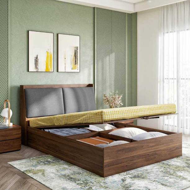 Wakefit Mars Engineered Wood Queen Hydraulic Bed, 220 cm x 160 cm (7.22 ft x 5.25 ft)