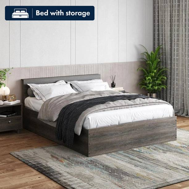 Wakefit Taurus Engineered Wood Queen Box Bed, 156 cm x 209 cm (5.12 ft x 6.86 ft)
