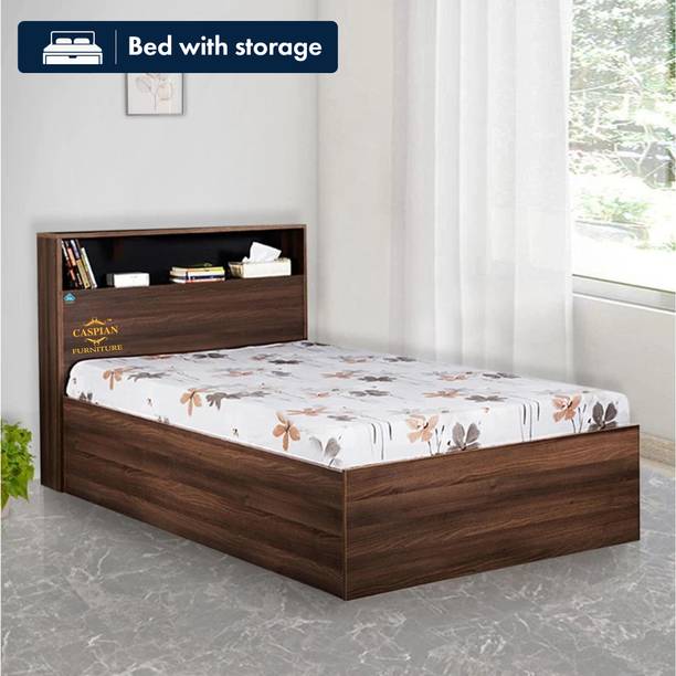 CASPIAN Deewan, Wooden Box Bed || Bed with Box Storage for Home Bedroom Engineered Wood Single Box Bed, 213.106 cm x 97.028 cm (6.99 ft x 3.18 ft)