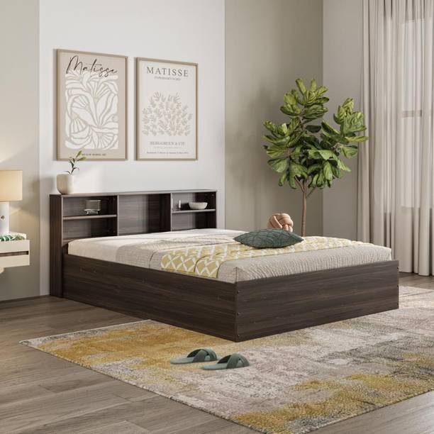 Wakefit Petra Engineered Wood Queen Box Bed