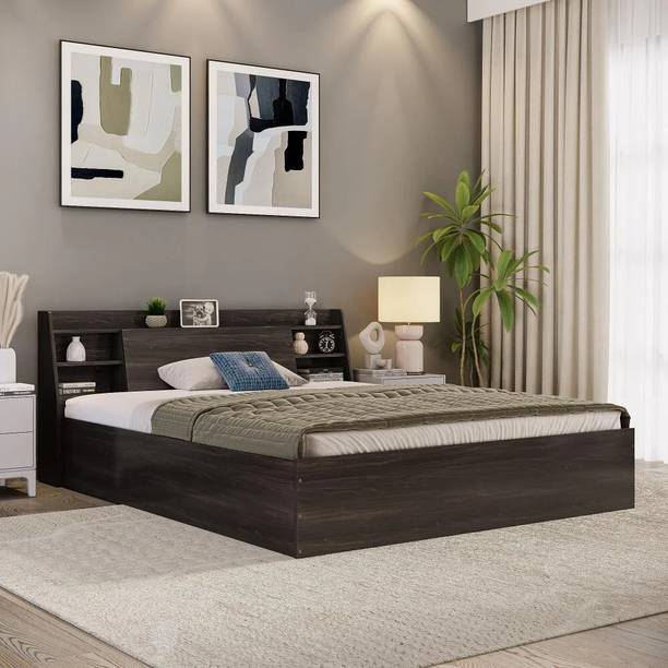 Wakefit Leo Engineered Wood King Box Bed