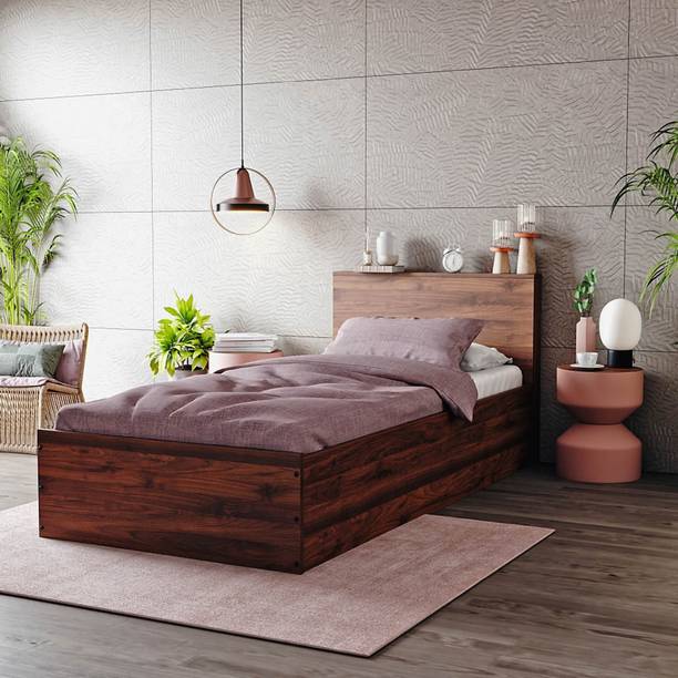 Wakefit Taurus Engineered Wood Single Box Bed, 194 cm x 96 cm (6.36 ft x 3.15 ft)