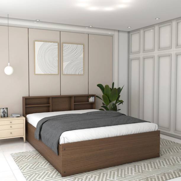 Flipkart Perfect Homes Opus Engineered Wood King Box Bed