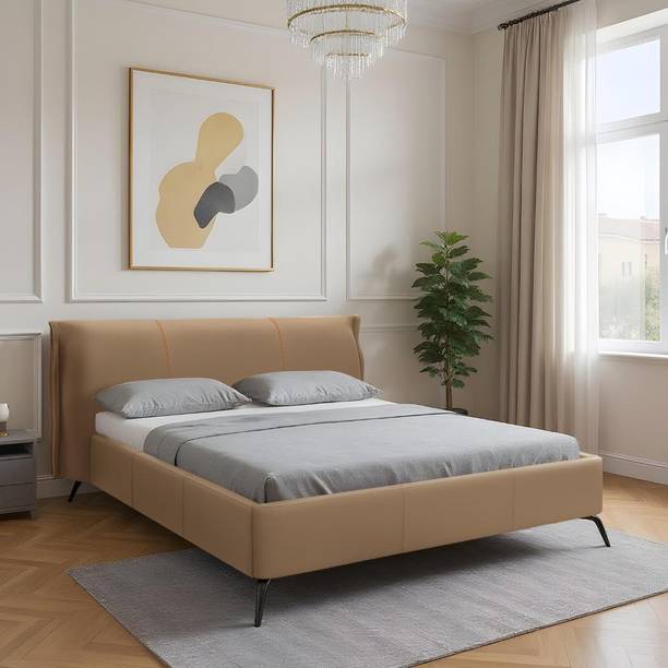 Wakefit Celestra Solid Wood Queen Bed, 192 cm x 221.5 cm (6.3 ft x 7.27 ft)